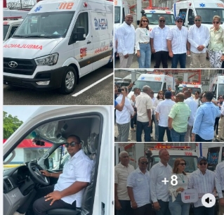 Estero Hondo recibe una ambulancia completamente nueva.