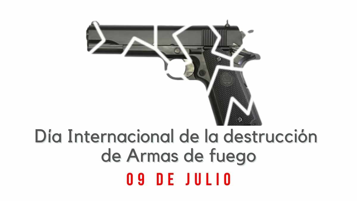 09 julio Día Internacional de la Destrucción de Armas de Fuego