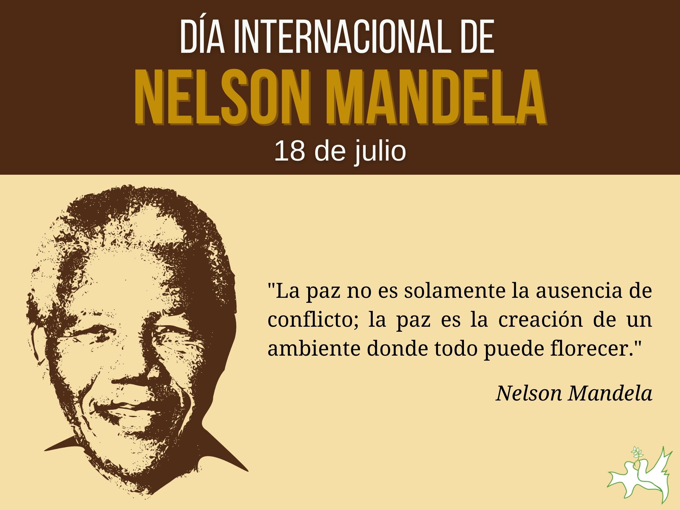 18 julio Día Internacional de Nelson Mandela